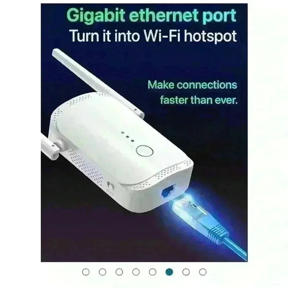 WiFi Range Extenders - Macard N300 White High Performance 300Mbps Wireless - Picture 3 of 4